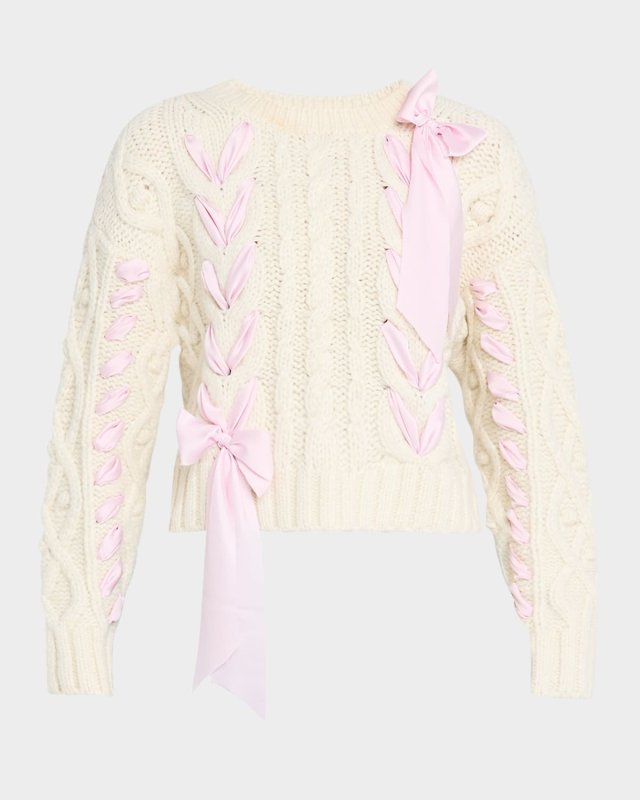 Parson Wool-Blend Ribbon Pullov